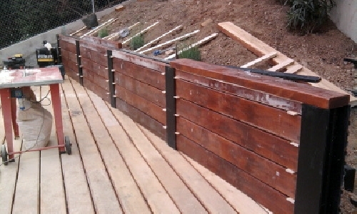 Obra de tarima exterior