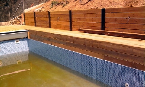 Obra de tarima exterior