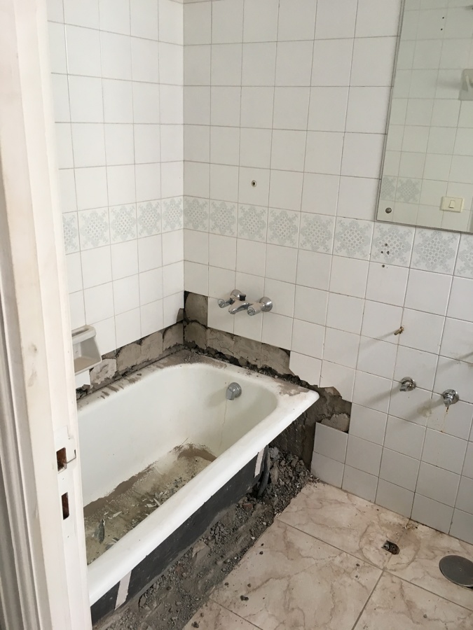 Obra reemplazo bañera