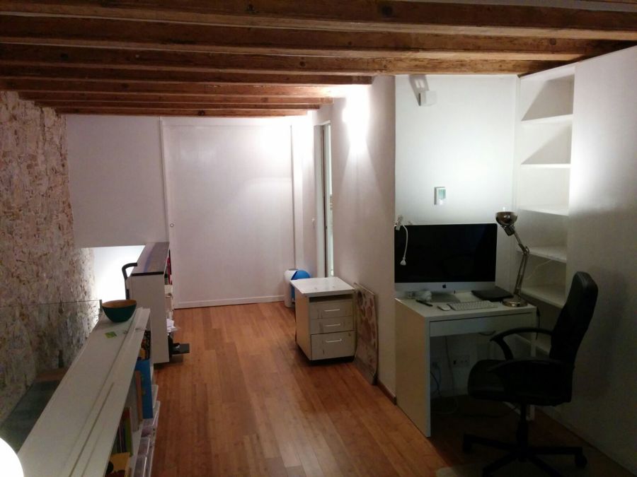 Oficina suelo bamboo