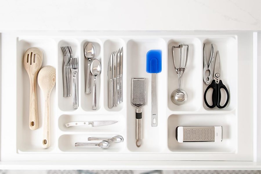 Ordenación de cajones de cocina