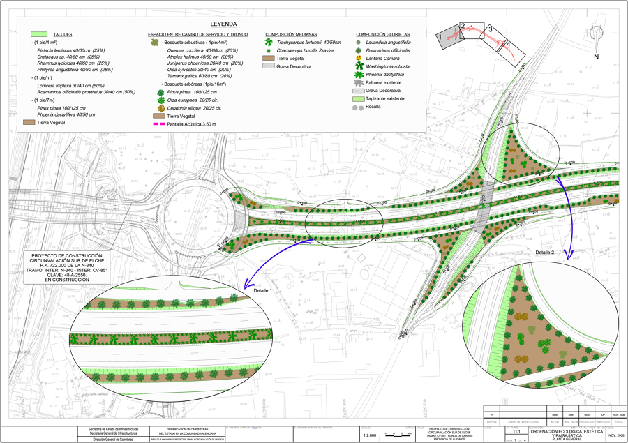 Ordenación ecológica y paisajística. Planta General