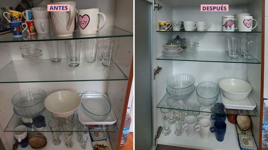 Organización armario cocina