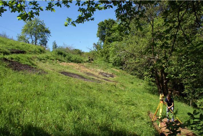 Orientación de la base topográfica.