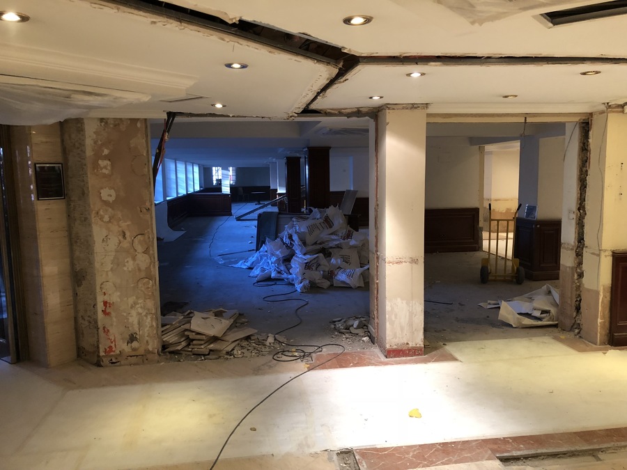 Otra vista de una de las entradas