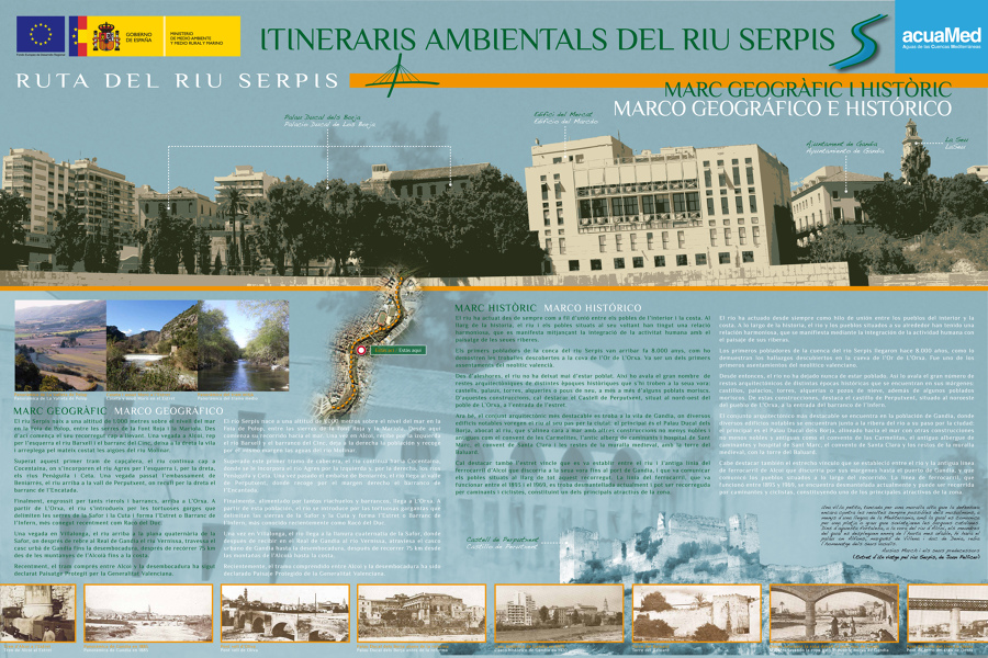 Panel informativo de proyecto