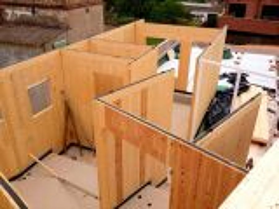 paneles de madera con aislante