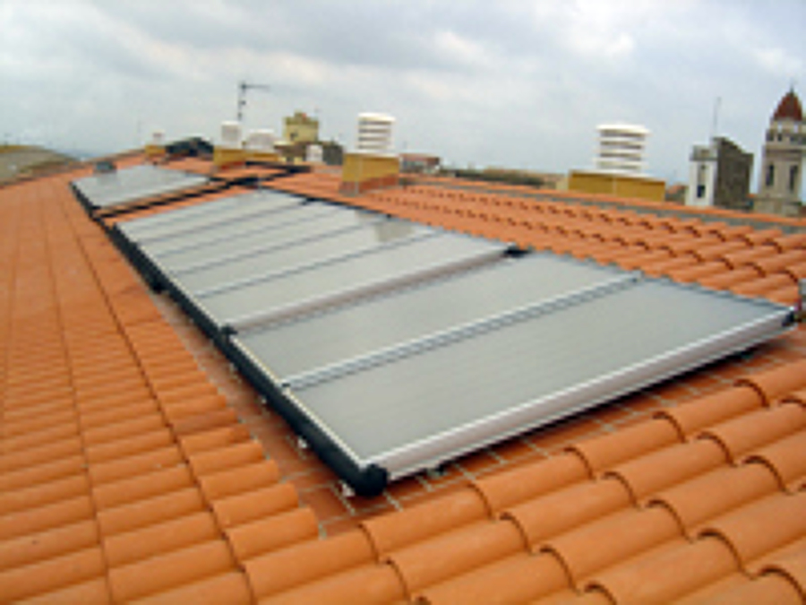 Paneles en tejado