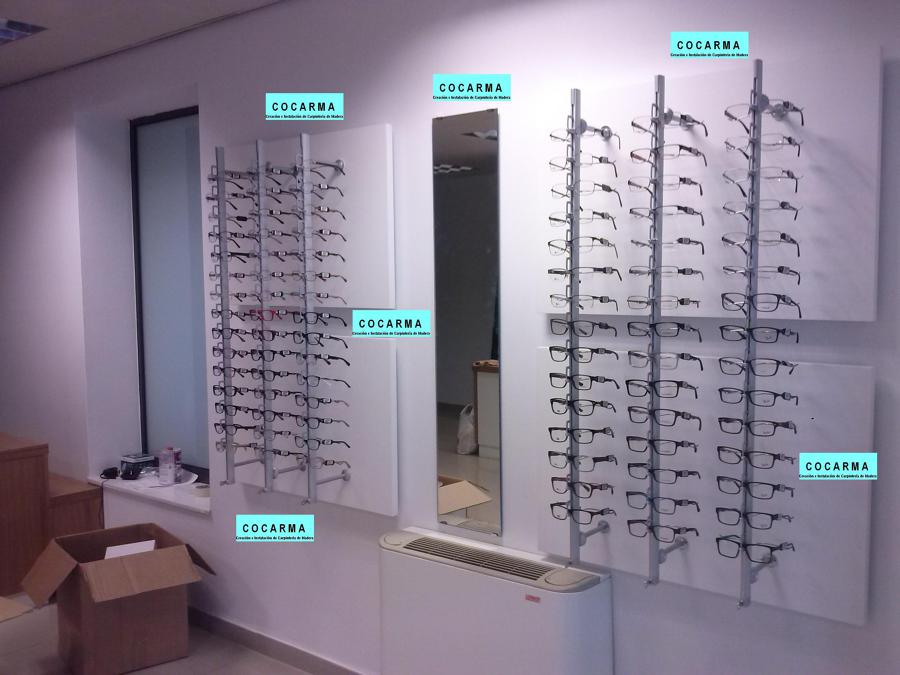 Paneles lacados para gafas