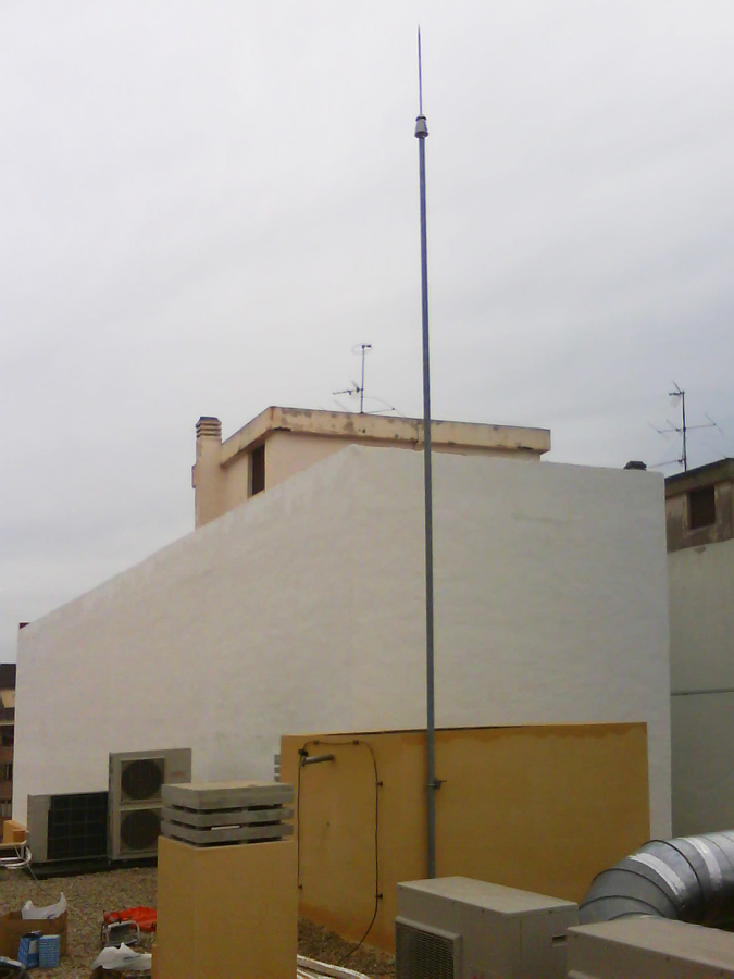 Pararrayos en Edificio de Viviendas