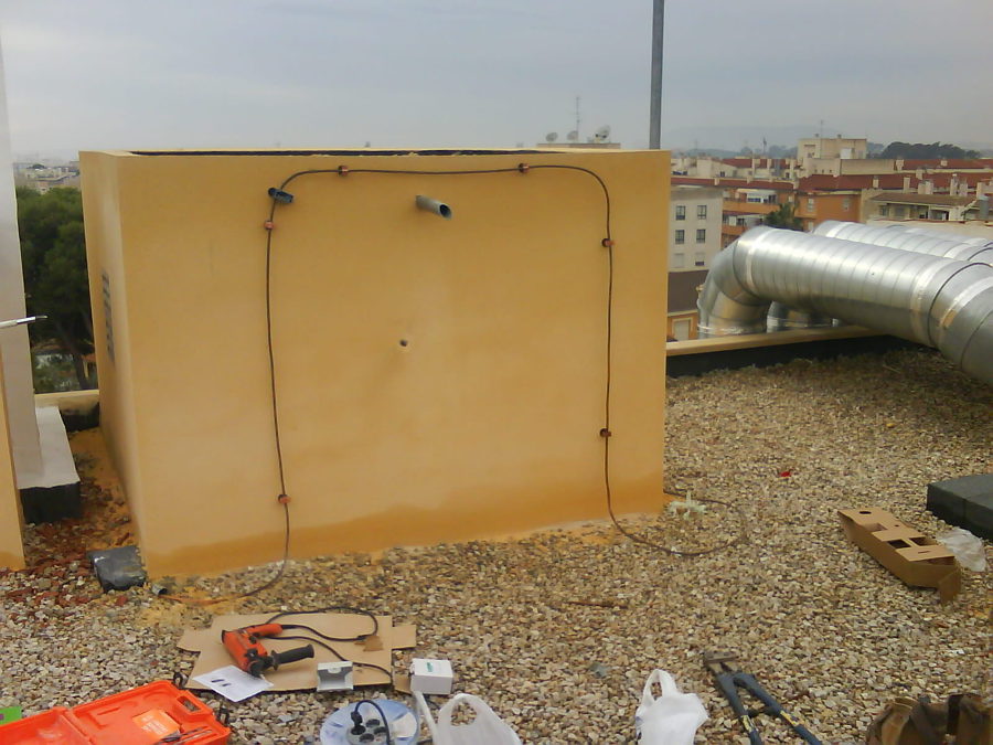 Pararrayos en Edificio de Viviendas