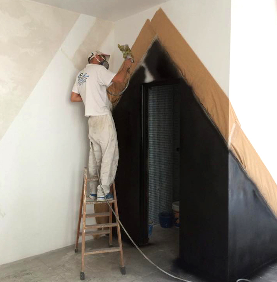 La pintura de pizarra