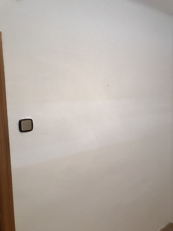 Paredes lisas y pintada