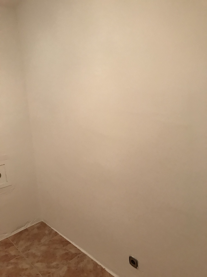 Paredes lisas y pintada