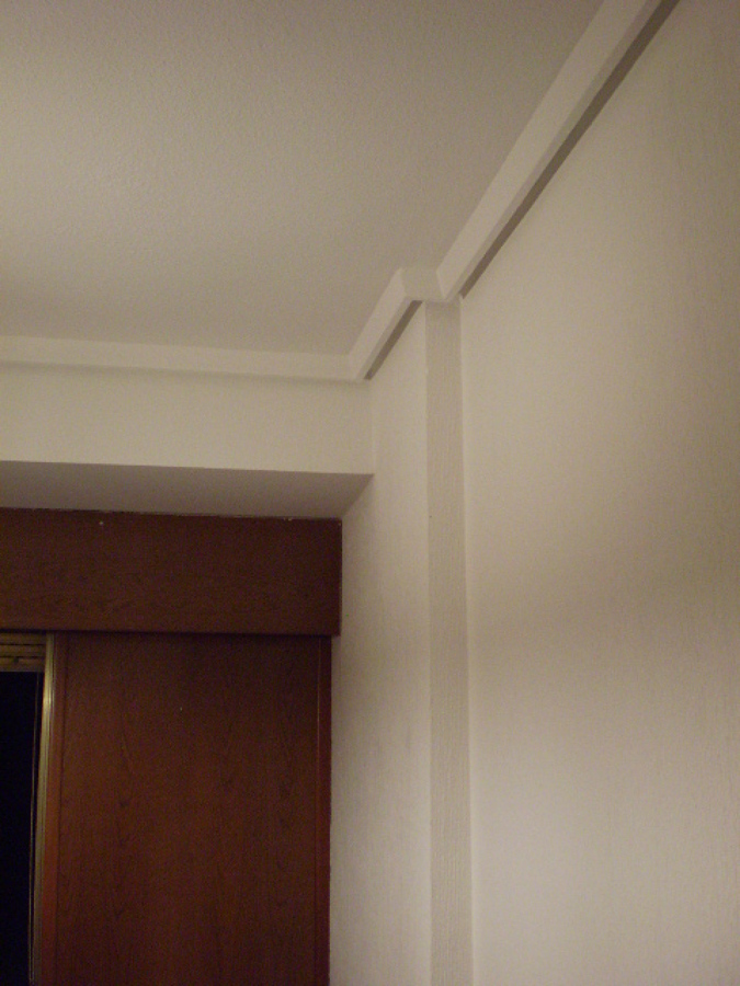 Paredes y techo terminadas