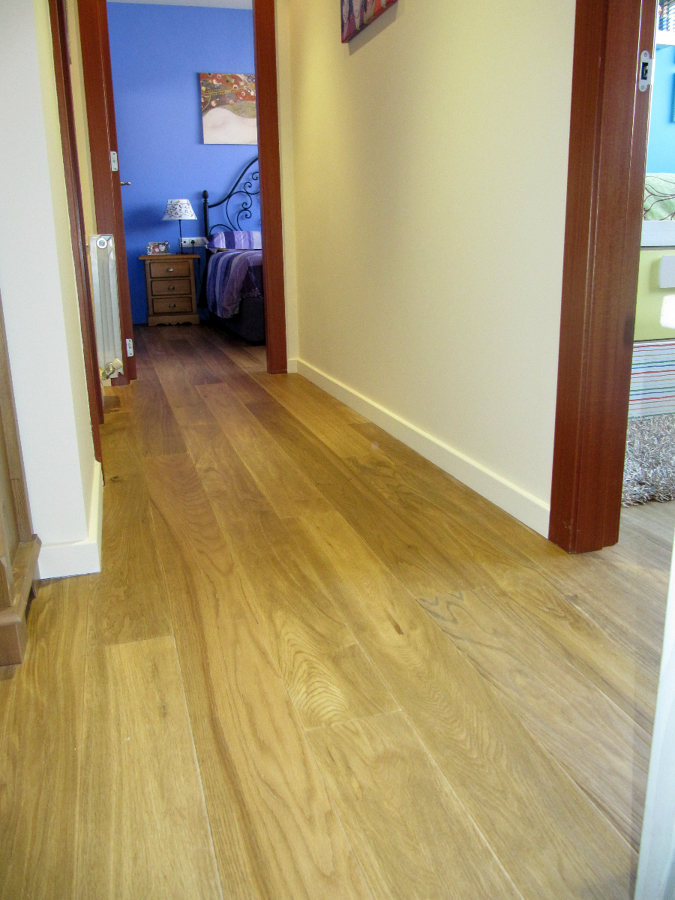 Parquet flotante Roble Little Montana 3D