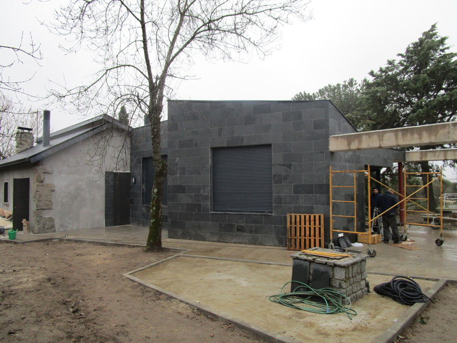 Parte de atrás de la casa