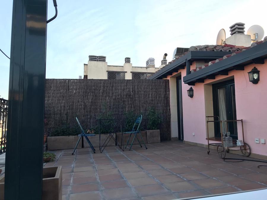 Parte del frente de la terraza