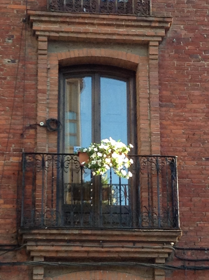 Parte exterior balconera