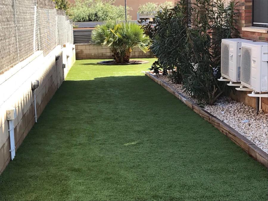 Parte lateral de la casa