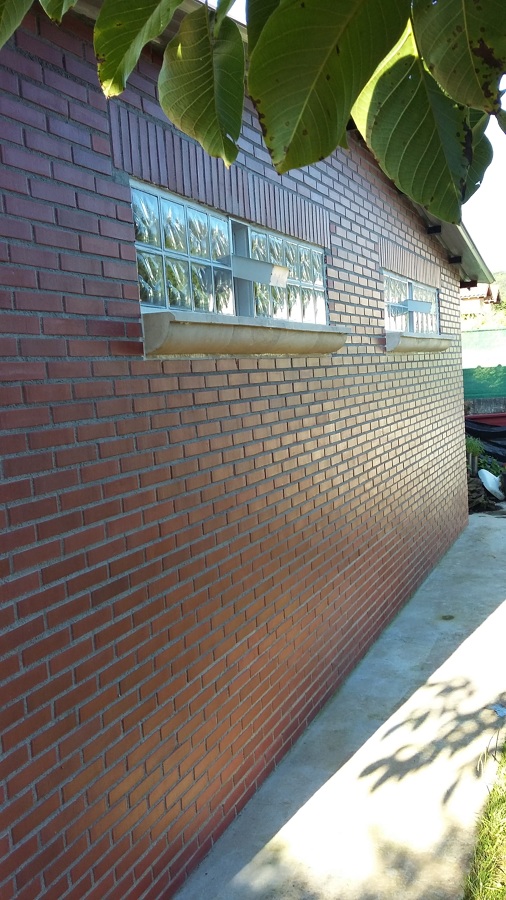 parte trasera garaje