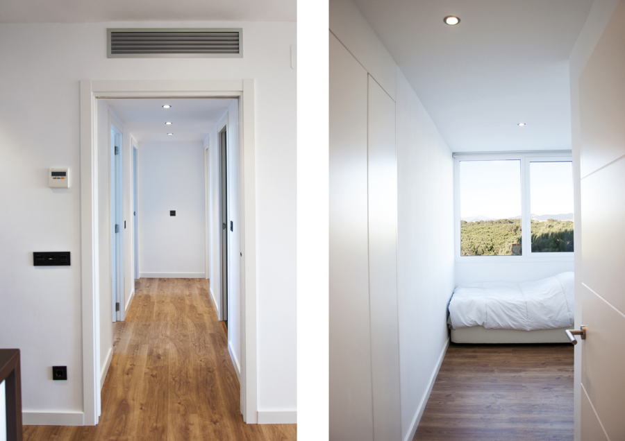 Pasillo a dormitorios