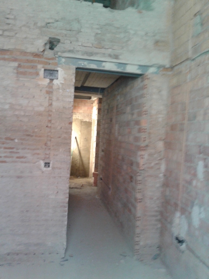 Pasillo antes de la obra