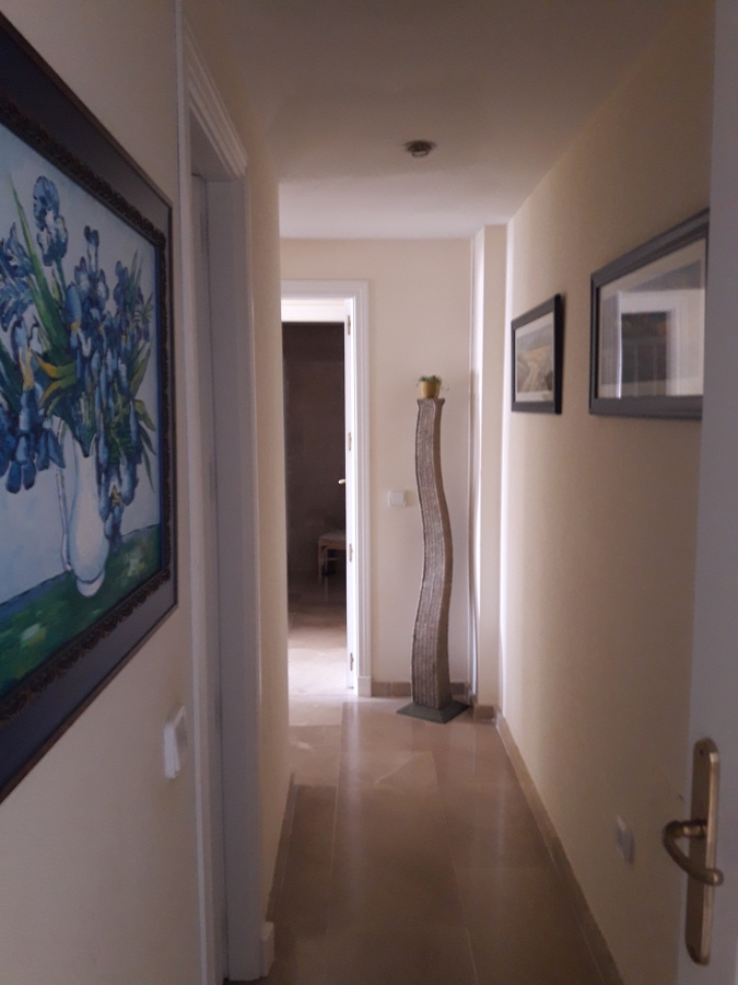 Pasillo antes de pintura