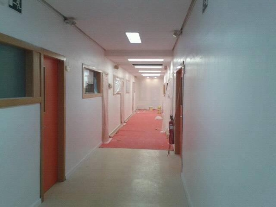 Pasillo de colegio Arturo Soria