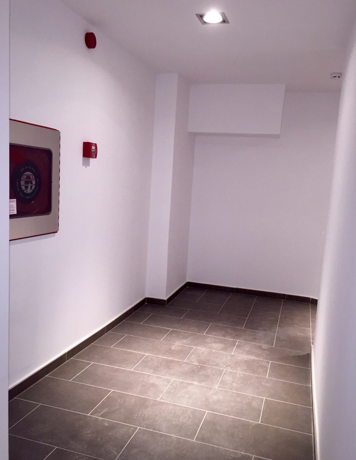 Pasillo e instalaciones contraincendios