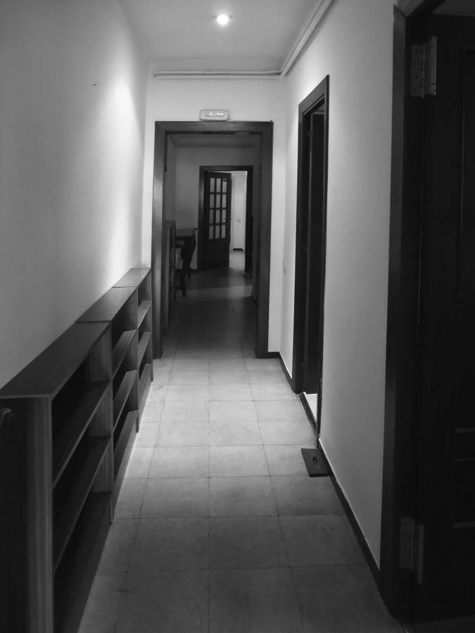 Pasillo estado previo reforma