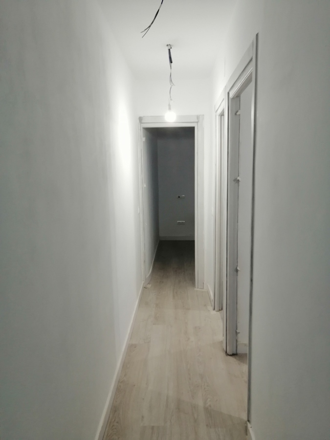 Pasillo terminado