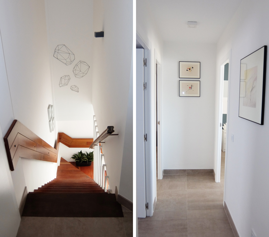 Pasillo y escaleras
