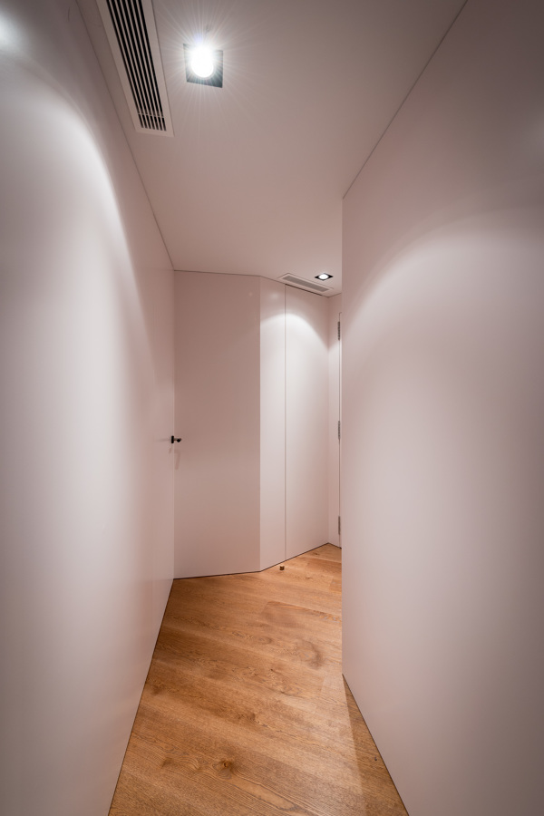 Pasillo zona de noche | Proyecto Pedralbes