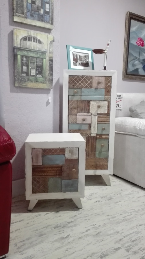 patchwork en madera