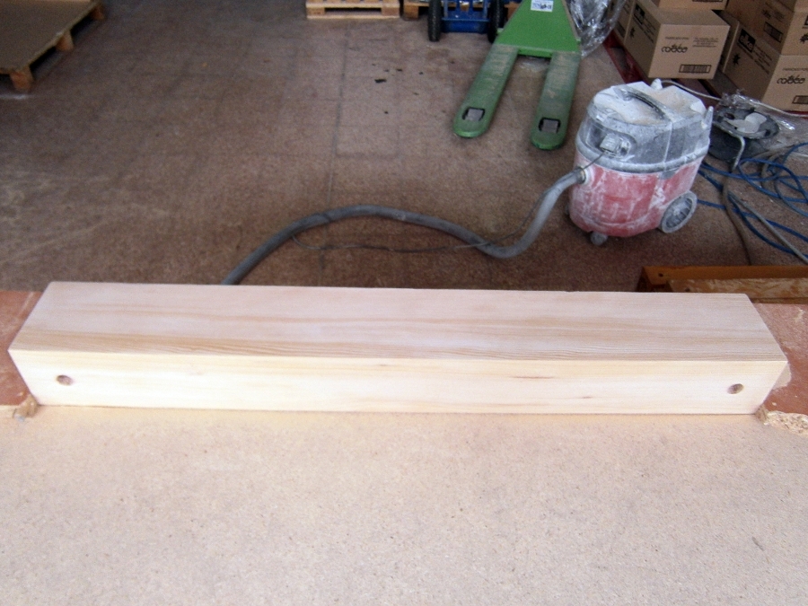 PATIN DE MADERA DESPUES DEL LIJADO