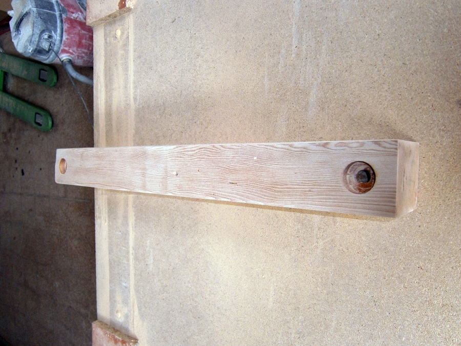 PATIN DE MADERA DESPUES DEL LIJADO