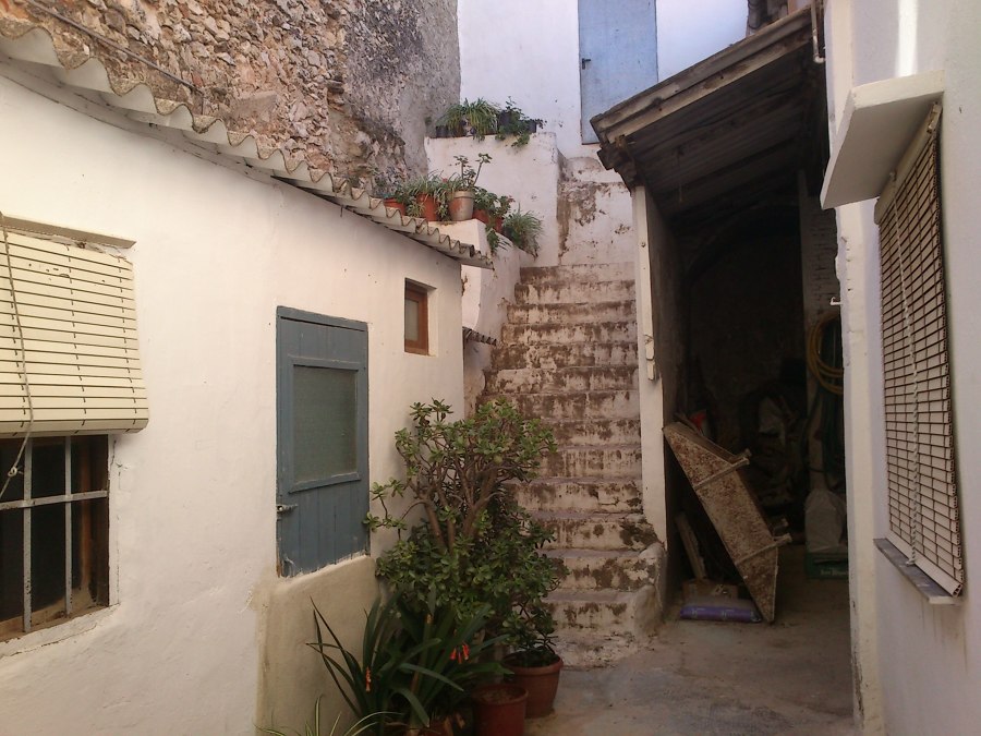 Patio antes de la obra