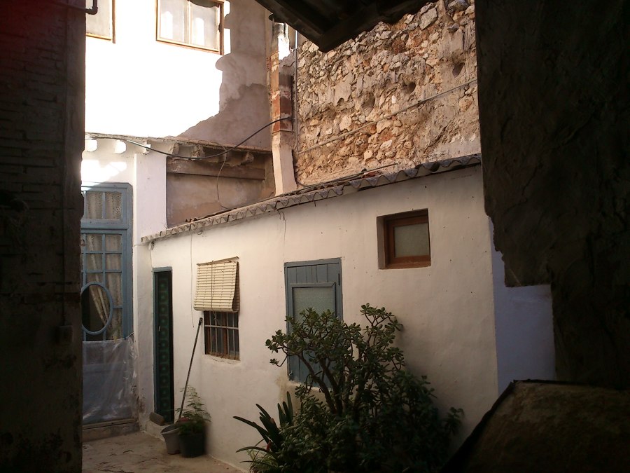Patio antes de la obra