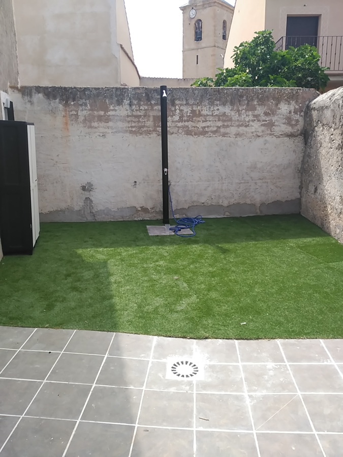 Patio de la vivienda