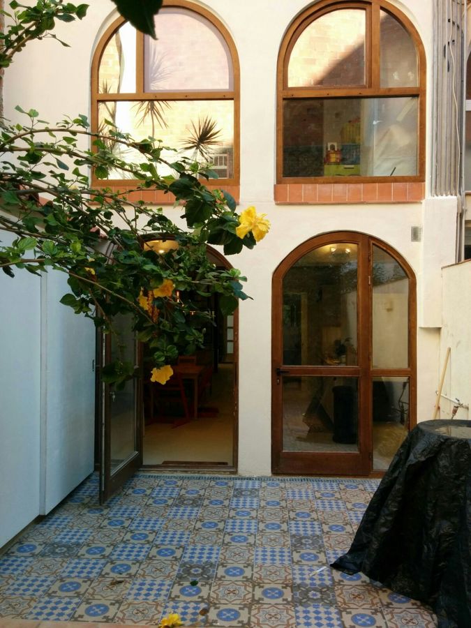 Patio + fachada interior