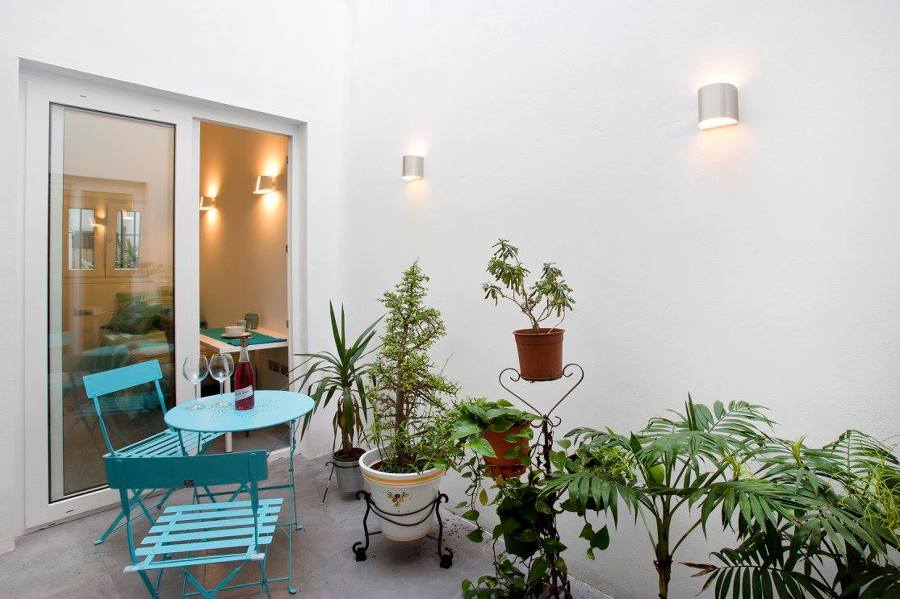 Patio interior de la casa