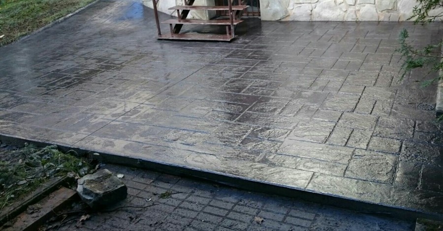 Patio interior impreso