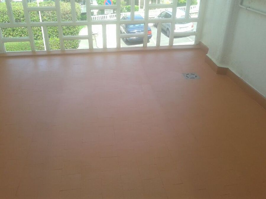 Patios que tenían humedades