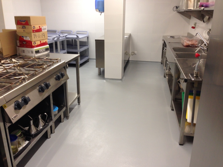 Pavimento cocina epoxi