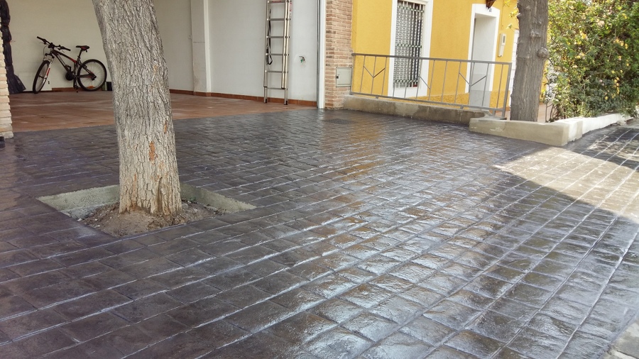 pavimento de hormigon impreso