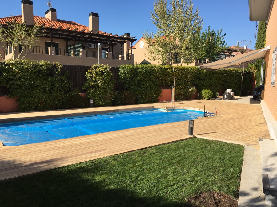 Pavimento lijado y restaurado