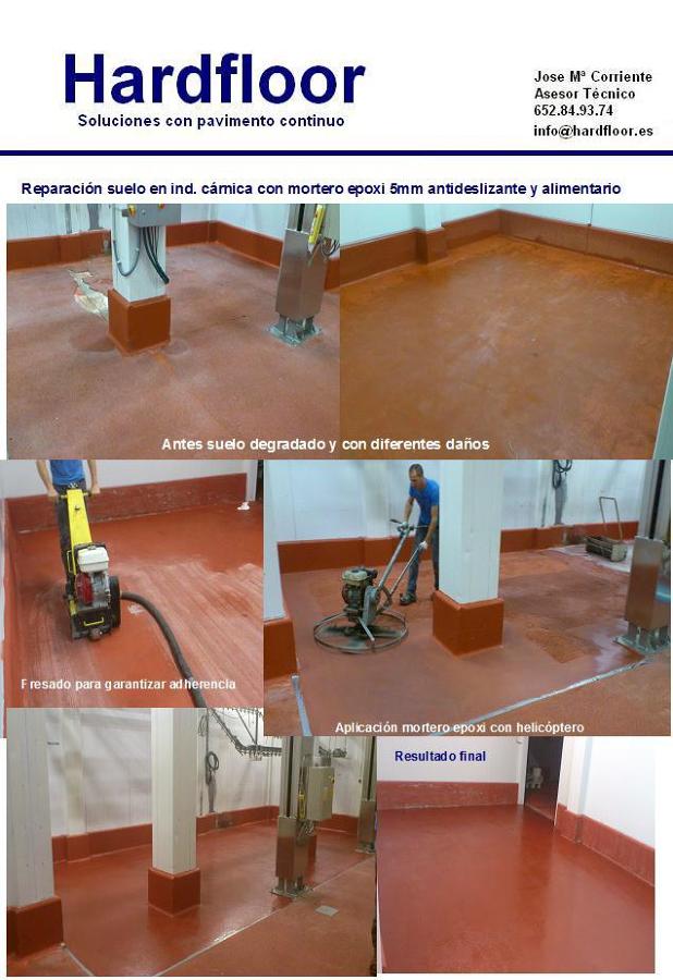 pavimento resina epoxi en matadero de cerdos