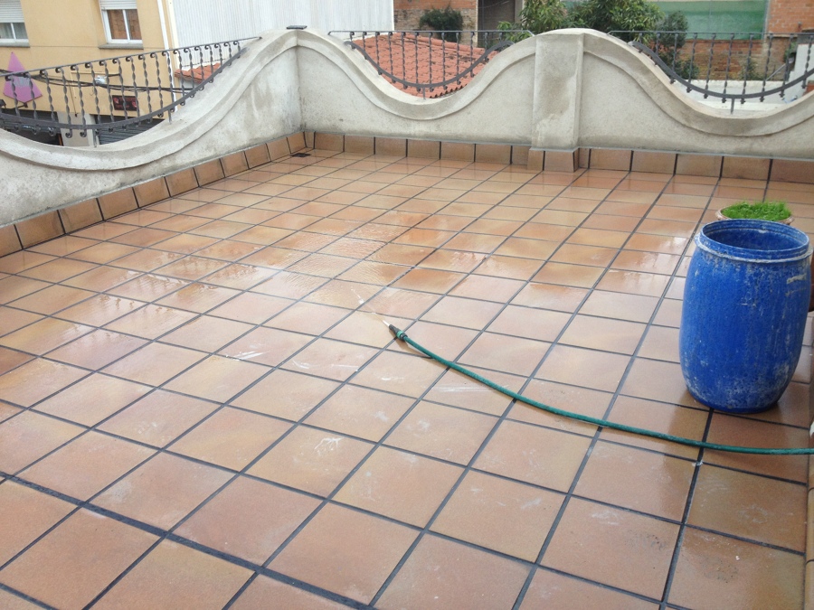 Pavimento terraza acabado