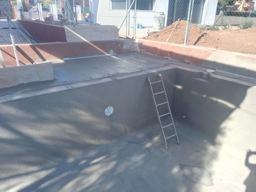 Pavimentos fundidos.